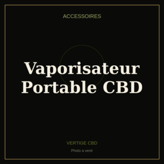 Vaporisateur Portable CBD