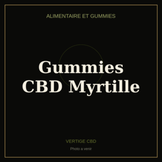 Gummies CBD Myrtille
