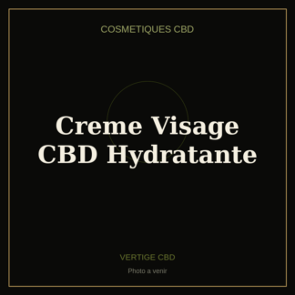 Crème Visage CBD Hydratante
