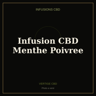 Infusion CBD Menthe Poivrée